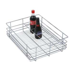 SS BOTTLE BASKET (6″ HEIGHT X 21″ WIDTH X 20″ DEPTH) 6MM WIRE