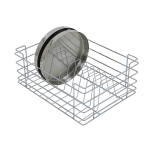 Thali Basket (8″ Height X 19″ Width X 20″ Depth) Stainless Steel