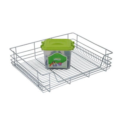CUPBOARD BASKET (6″ HEIGHT X 15″ WIDTH X 20″ DEPTH) STAINLESS STEEL