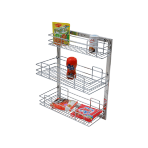 MULTI PURPOSE PULL OUT BASKET FRAME SIZE : 24″ HEIGHT X 20″ WIDTH WITH THREE BASKETS OF 8″ EACH
