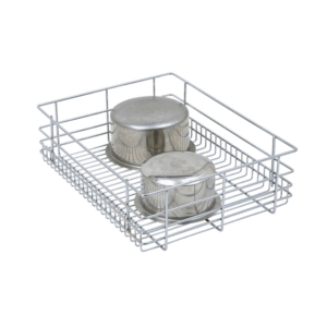 PLAIN DRAWER BASKET (8″ HEIGHT X 15″ WIDTH X 20″ DEPTH) 6MM SS WIRE