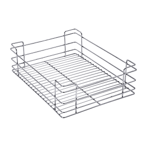 PLAIN DRAWER BASKETS (6″ HEIGHT X 15″ WIDTH X 20″ DEPTH) 5MM WIRE STAINLESS STEEL