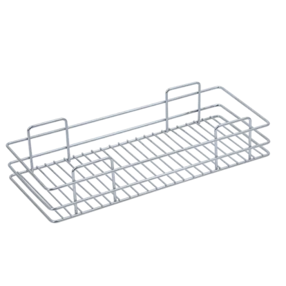 SINGLE BASKET PULL-OUT (4″ HEIGHT X 12″ WIDTH X 20″ DEPTH) STAINLESS STEEL