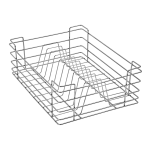 PLATE BASKET (6″ HEIGHT X 17″ WIDTH X 20″ DEPTH) 5MM WIRE STAINLESS STEEL