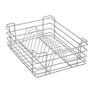 PLATE BASKET (6″ HEIGHT X 15″ WIDTH X 20″ DEPTH) 5MM WIRE STAINLESS STEEL