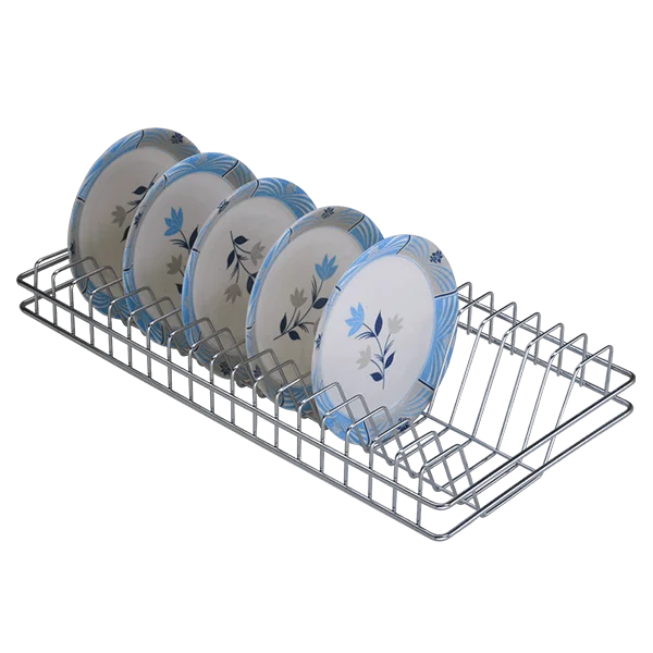 PLATE RACK (4″ HEIGHT X 10″ WIDTH X 26″ DEPTH) STAINLESS STEEL