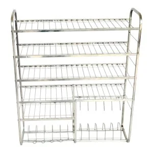 Kitchen utensil hotsell rack stainless steel