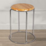 homecare-stainless-steel-rod-stool-with-wooden-seat-500x500 (1) Steel Stool Gagan Enterprises Ludhiana