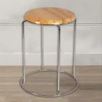 homecare-stainless-steel-rod-stool-with-wooden-seat-500x500 (1) Steel Stool Gagan Enterprises Ludhiana