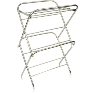 Homecare-Stainless-Steel-Cloth-Drying-Stand-(9-4)-Rods-1Inch-Pipe-3Feet-Width