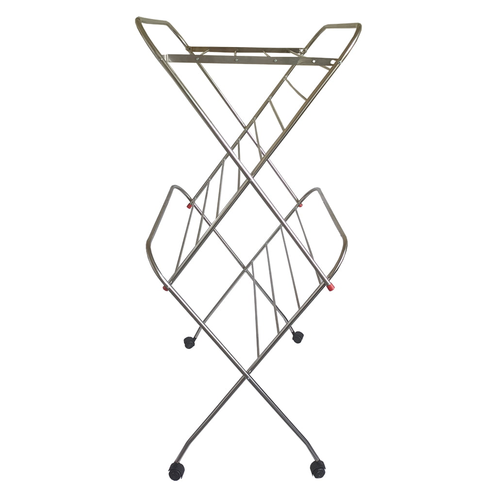 Homecare Pure Stainless Steel Cloth Stand - Urban Bageecha