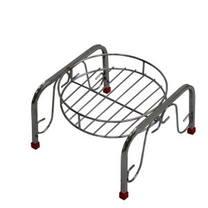 Homecare Stainless Steel Ring Shelf Plant Stand (1 Feet)