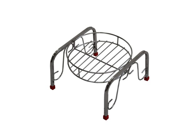 Homecare Stainless Steel Ring Shelf Plant Stand (1 Feet)